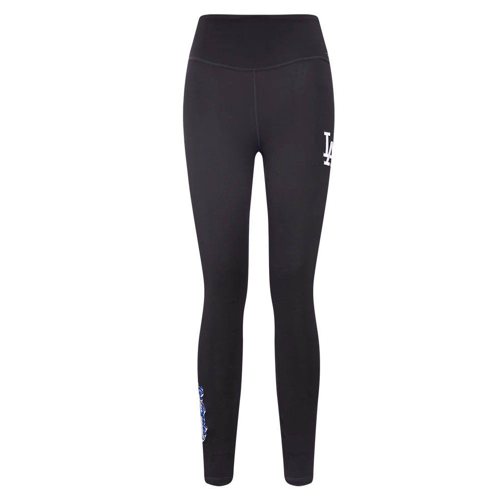 MLB LOS ANGELES DODGERS SCRIPT TAIL WOMEN'S HIGH WAIST JERSEY LEGGING
