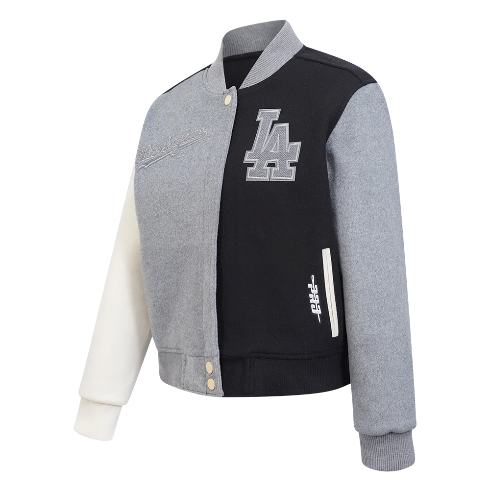 MLB LOS ANGELES DODGERS REVERSE FRENCH TERRY WOMEN'S WOOL VARSITY JACK