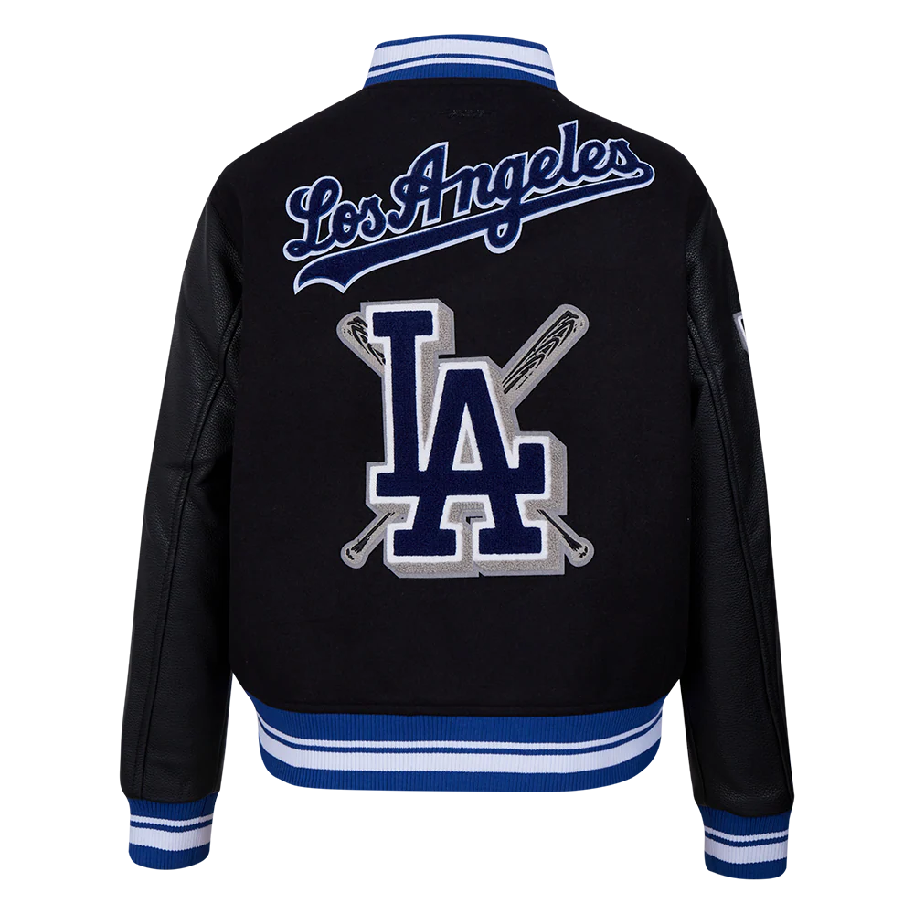 MLB LOS ANGELES DODGERS MASHUP WOMEN'S RIB WOOL VARSITY JACKET