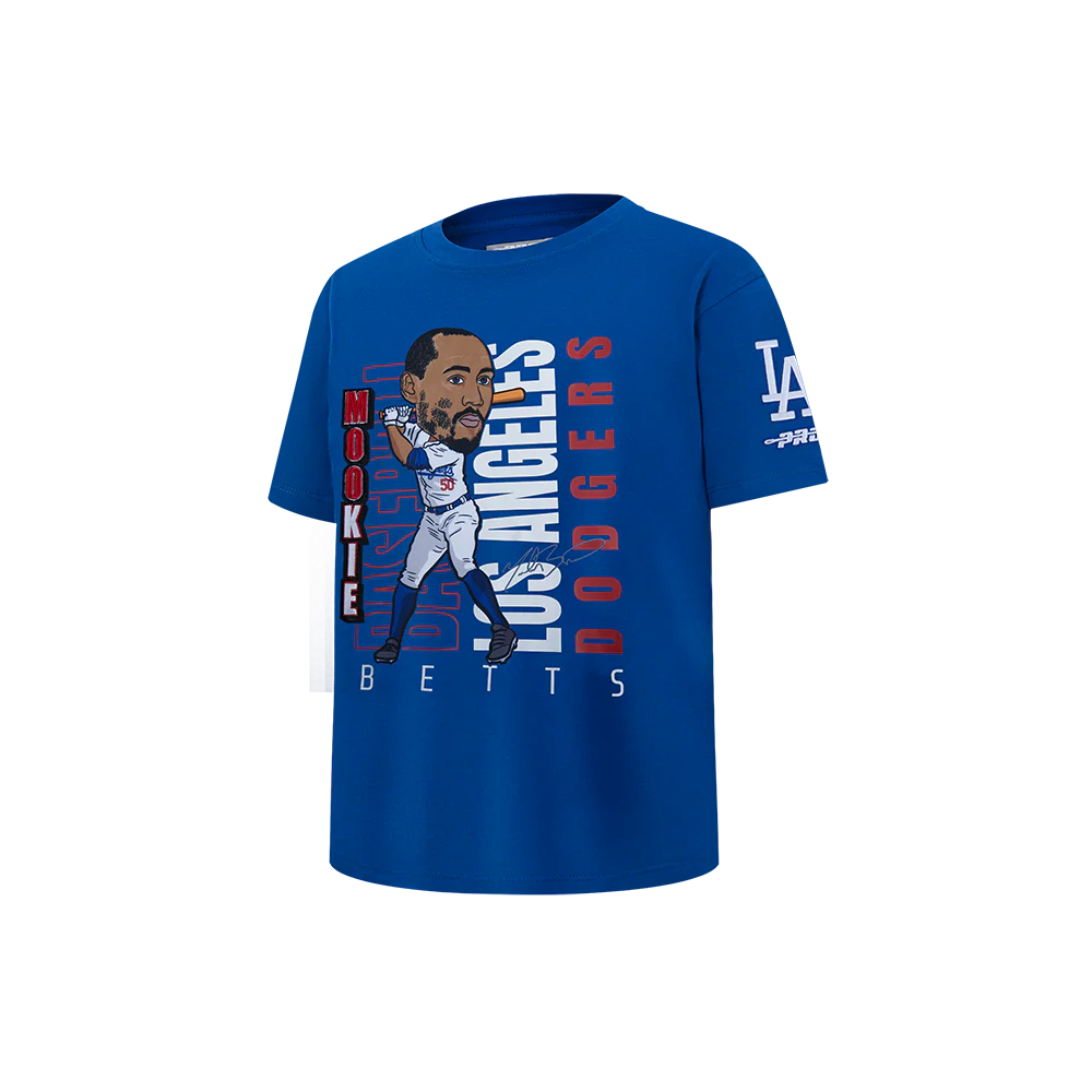 MLB LOS ANGELES DODGERS MOOKIE BETTS #50 REMIX AVATAR LITTLE BOYS SHORT SLEEVE TOP