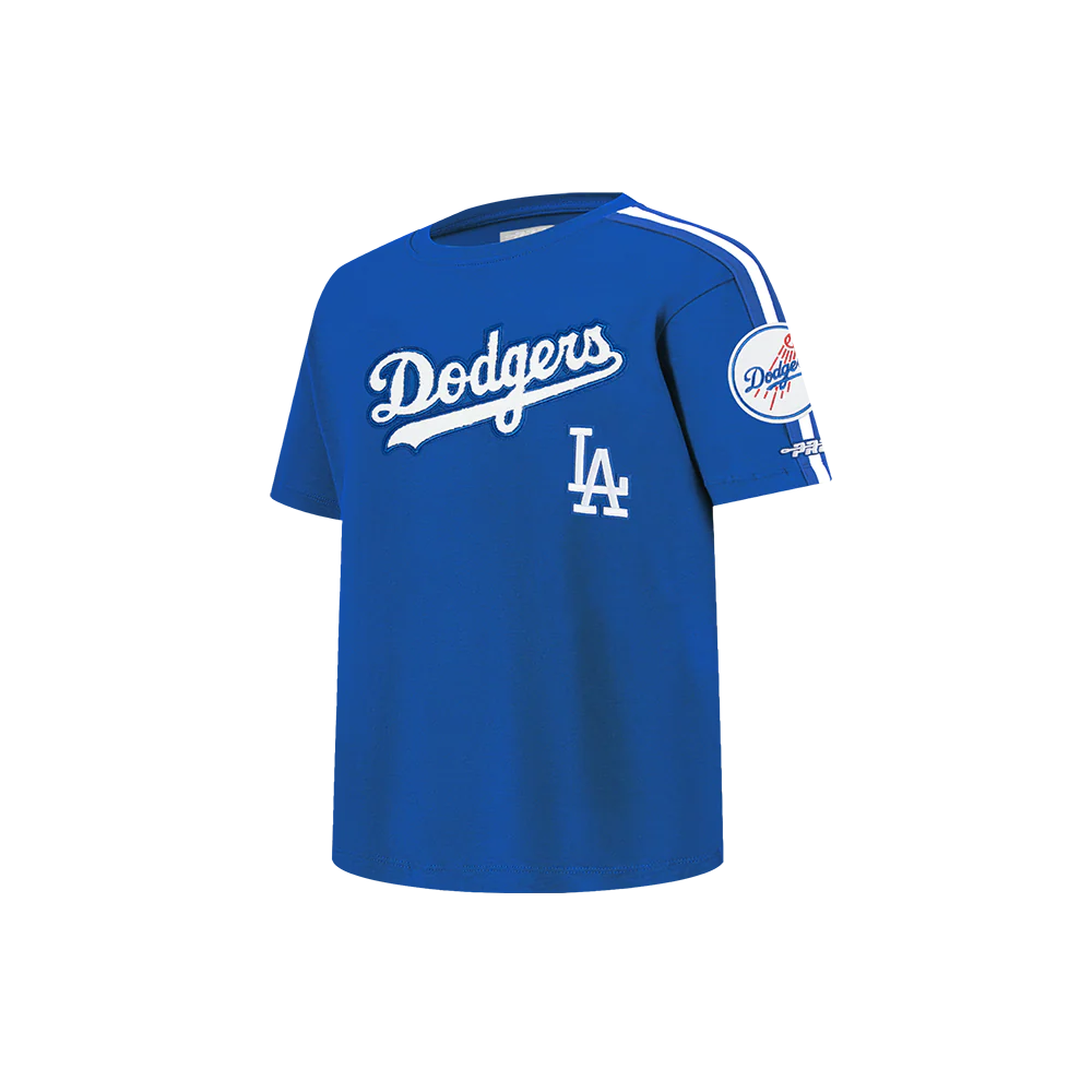 MLB LOS ANGELES DODGERS MOOKIE BETTS #50 CLASSIC PLAYER NAME AND NUMBER LITTLE BOYS SHORT SLEEVE TOP