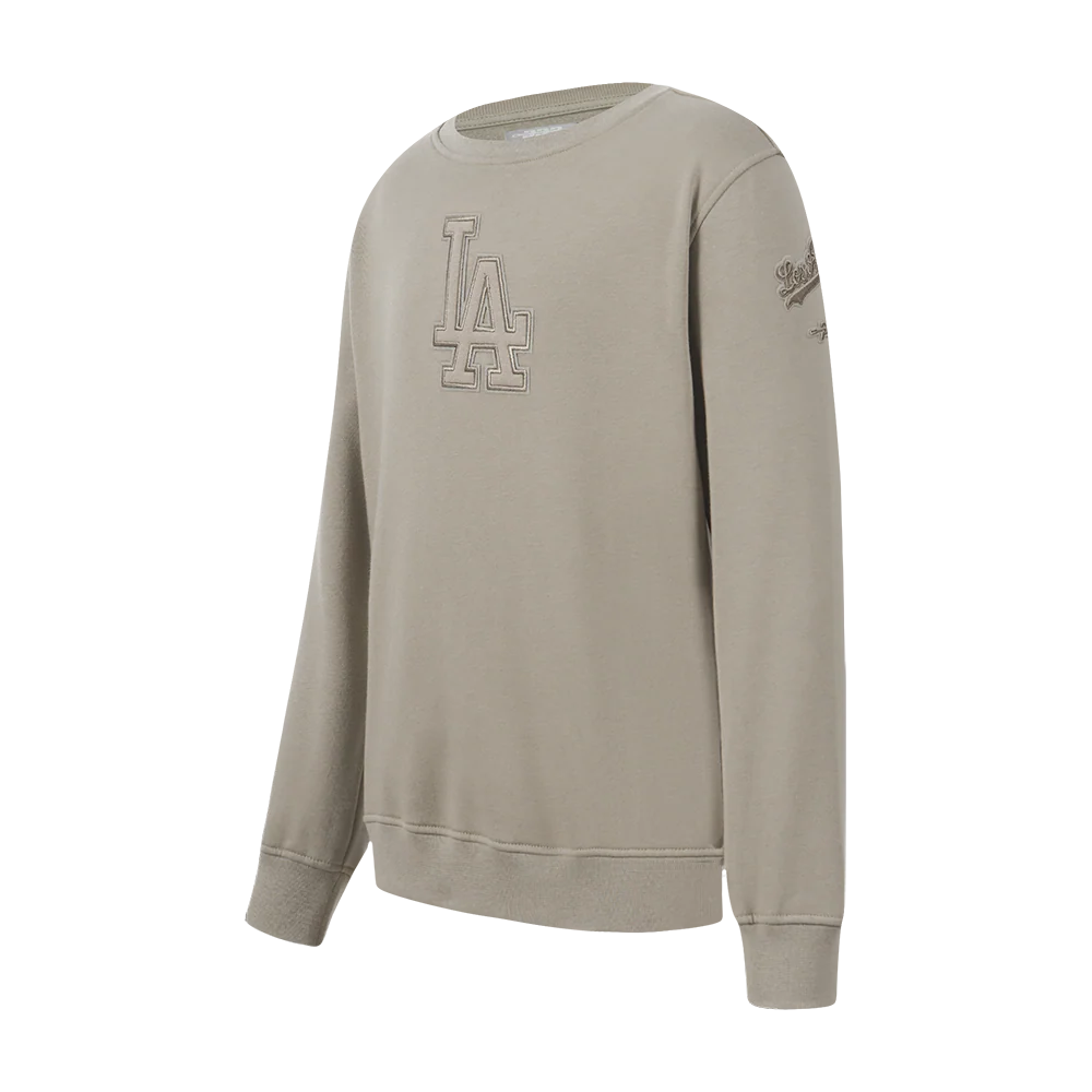 MLB LOS ANGELES DODGERS NEUTRAL LITTLE BOYS FLEECE CREWNECK