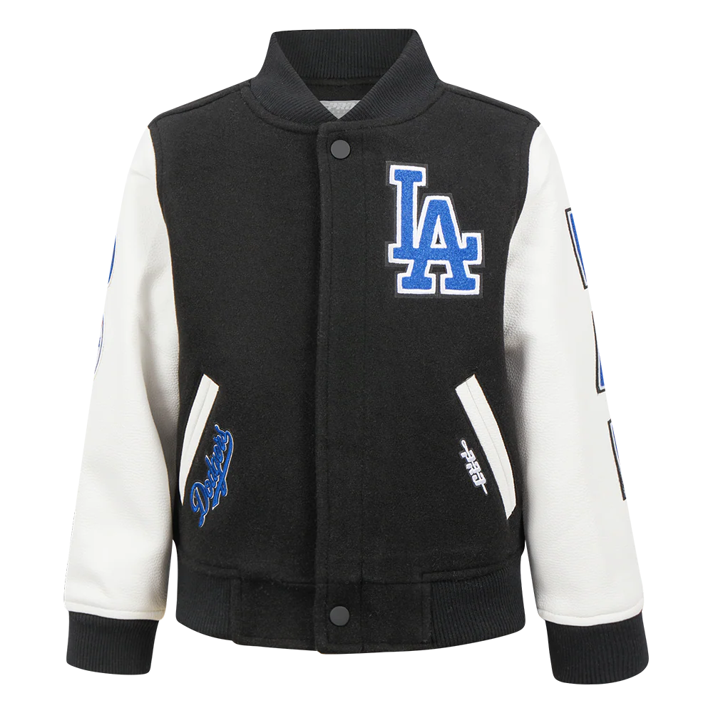 MLB LOS ANGELES DODGERS CLASSIC LITTLE BOYS WOOL VARSITY JACKET