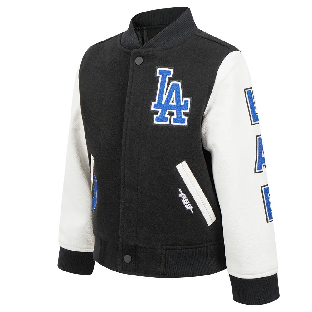 MLB LOS ANGELES DODGERS CLASSIC LITTLE BOYS WOOL VARSITY JACKET
