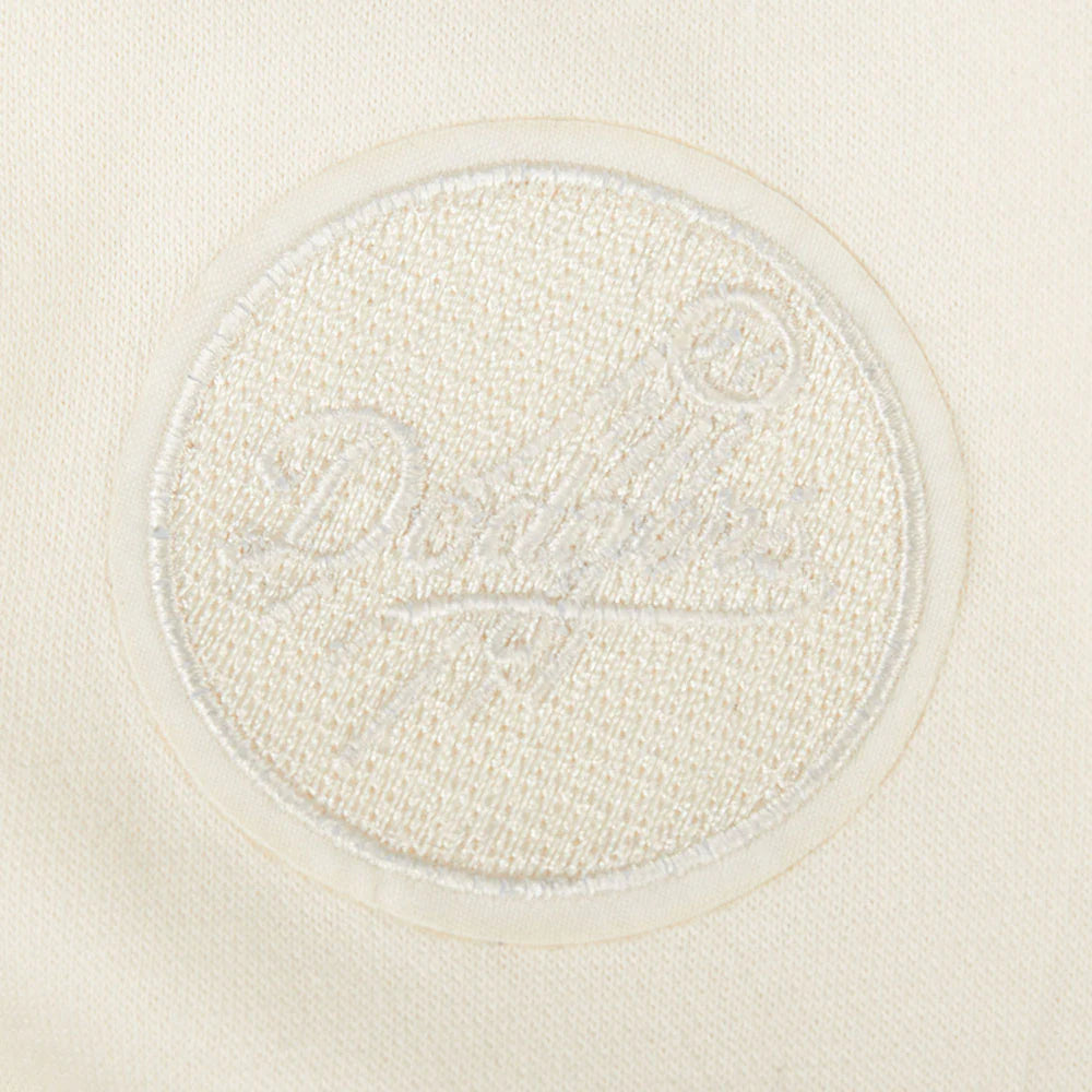 MLB LOS ANGELES DODGERS NEUTRAL LITTLE GIRLS FLEECE CREWNECK