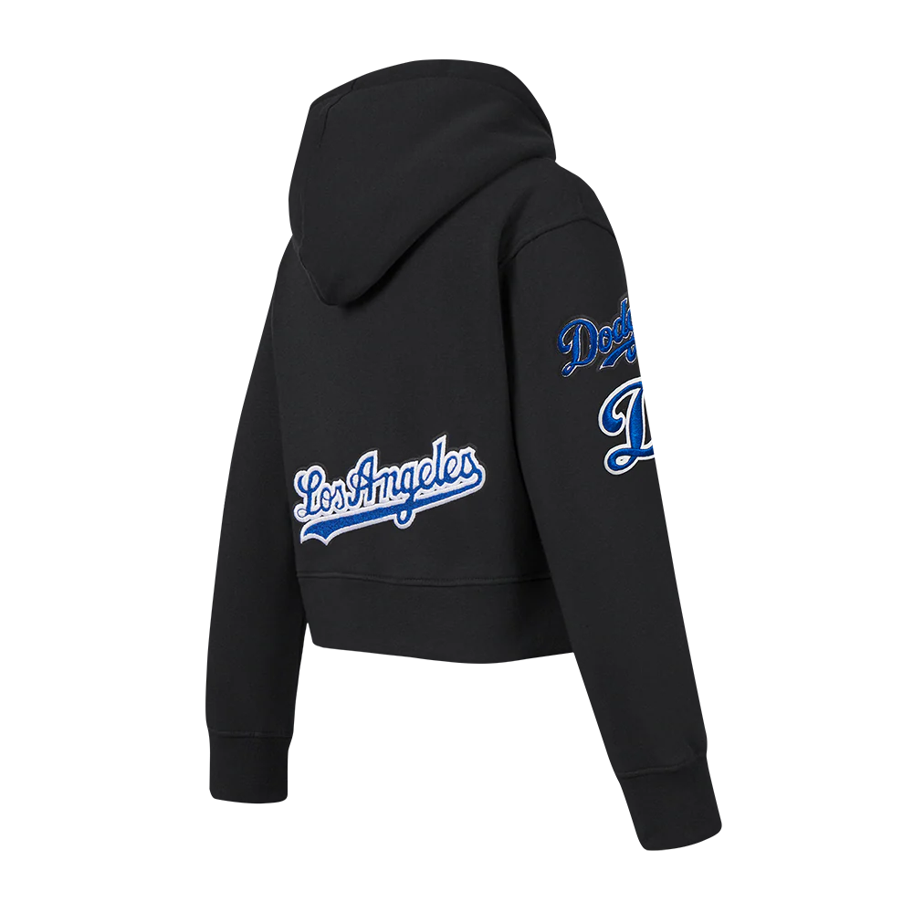 MLB LOS ANGELES DODGERS CLASSIC LITTLE GIRLS FLEECE PO HOODIE