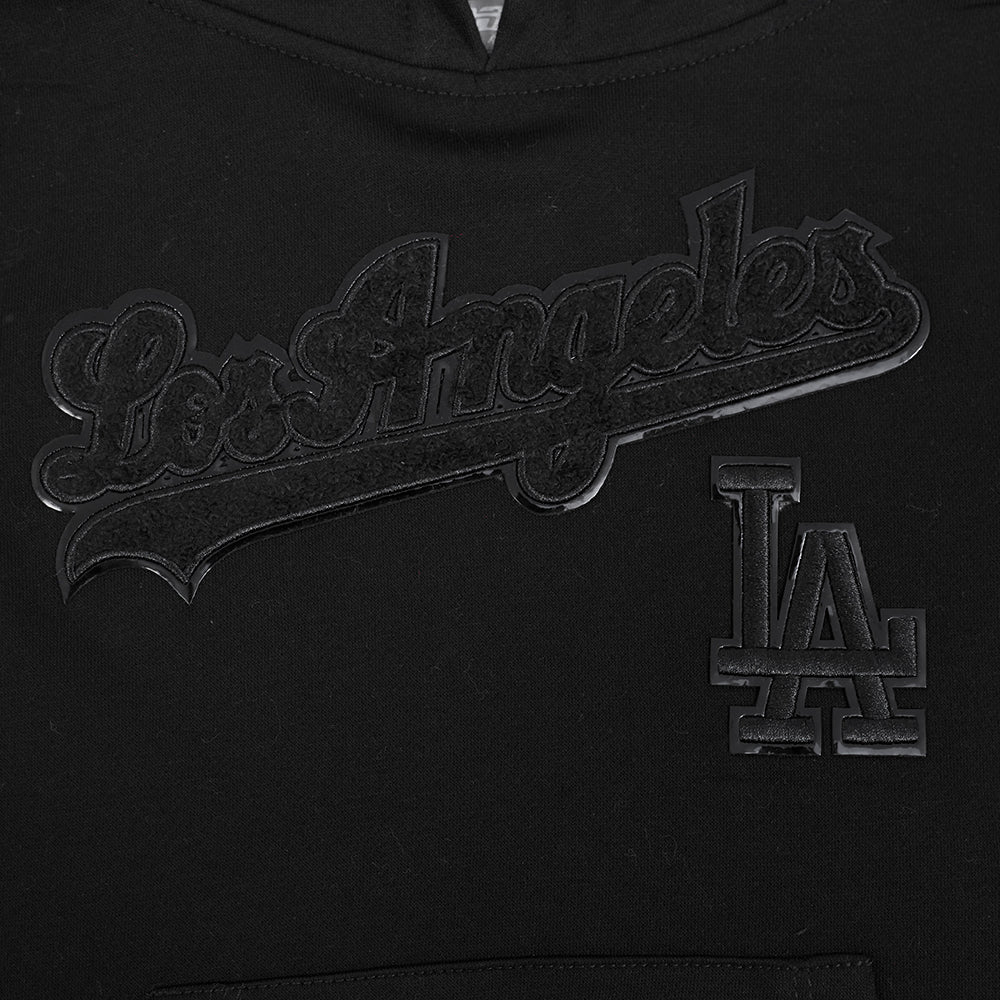 MLB LOS ANGELES DODGERS TRIPLE BLACK TODDLER BOYS FLEECE PO HOODIE