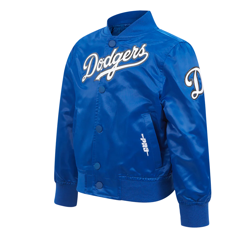 MLB LOS ANGELES DODGERS CLASSIC TODDLER BOYS SATIN JACKET