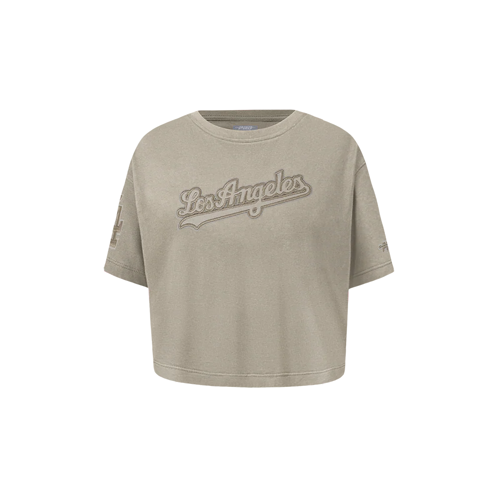 MLB LOS ANGELES DODGERS NEUTRAL TODDLER GIRLS SHORT SLEEVE BOXY TOP