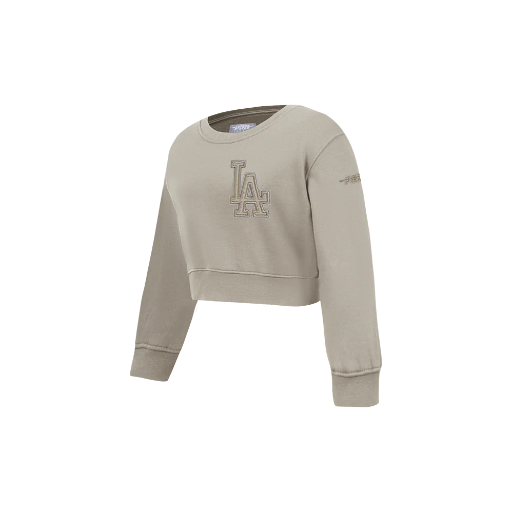 MLB LOS ANGELES DODGERS NEUTRAL TODDLER GIRLS FLEECE CREWNECK