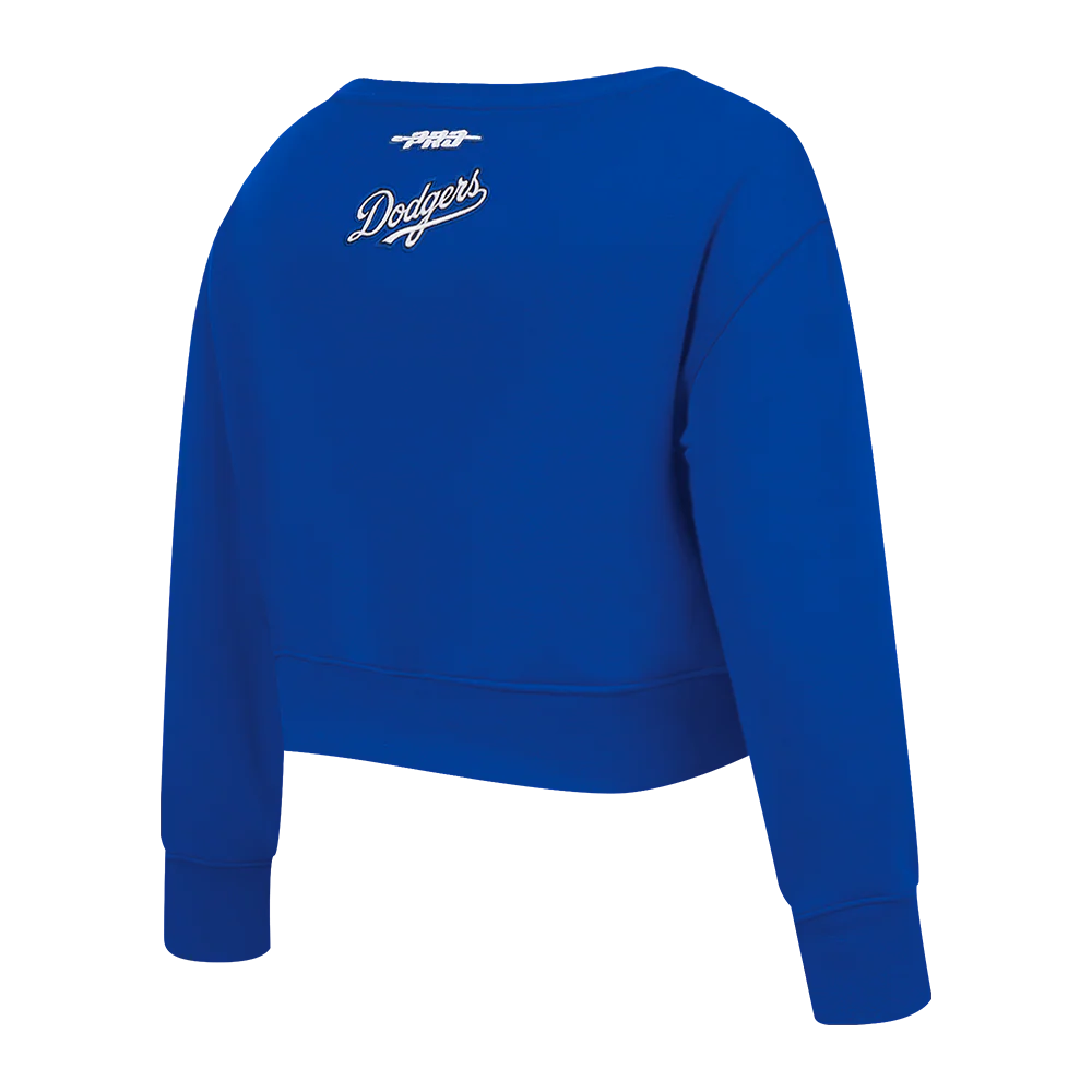 MLB LOS ANGELES DODGERS CLASSIC TODDLER GIRLS FLEECE CREWNECK