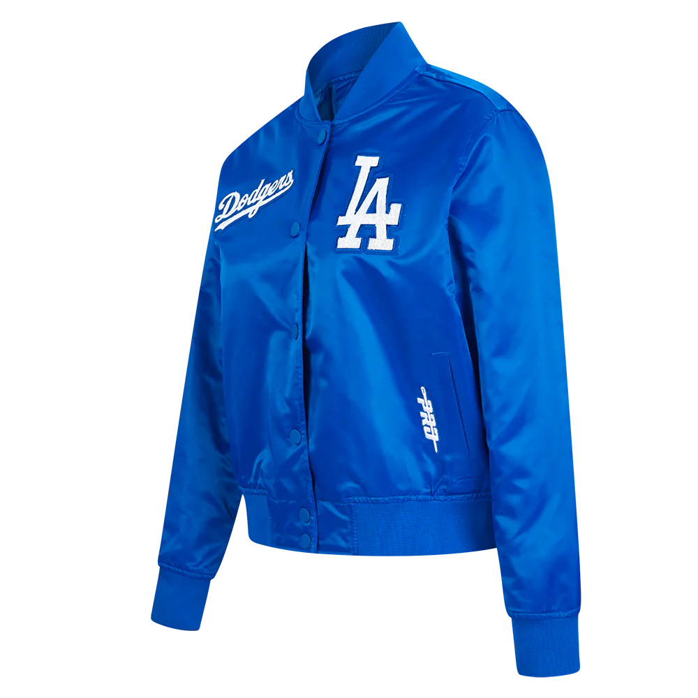MLB LOS ANGELES DODGERS GAME DAY CLASSICS WOMEN'S SATIN JACKET