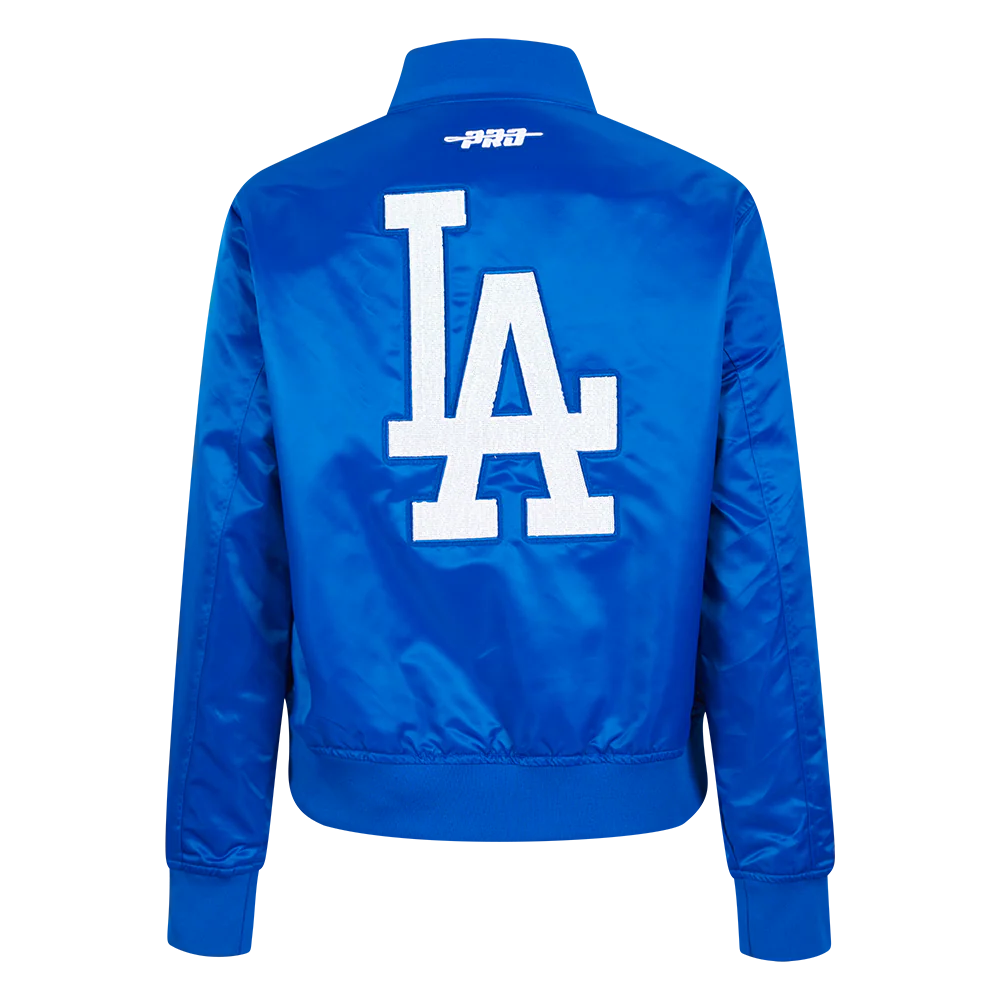 MLB LOS ANGELES DODGERS GAME DAY CLASSICS WOMEN'S SATIN JACKET