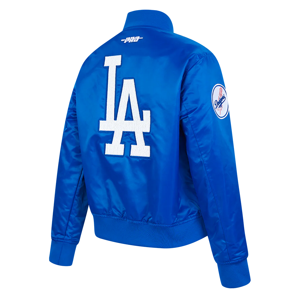 MLB LOS ANGELES DODGERS GAME DAY CLASSICS WOMEN'S SATIN JACKET