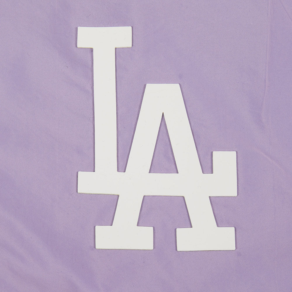 MLB LOS ANGELES DODGERS HOLOGRAM WOMEN'S 1/2 ZIP WIND JACKET