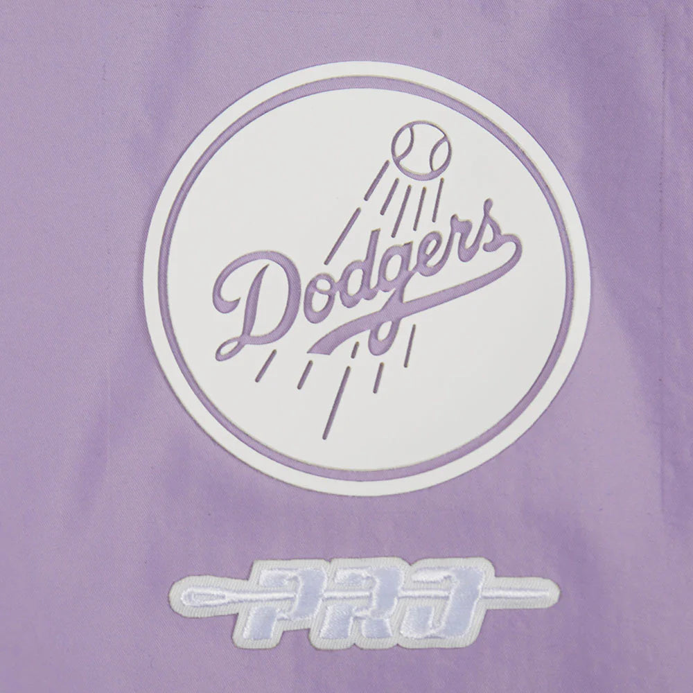 MLB LOS ANGELES DODGERS HOLOGRAM WOMEN'S 1/2 ZIP WIND JACKET