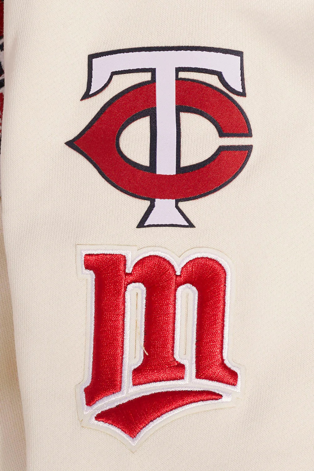 MLB MINNESOTA TWINS RETRO CLASSIC WOMEN'S RIB CROPPED PULLOVER HOODIE