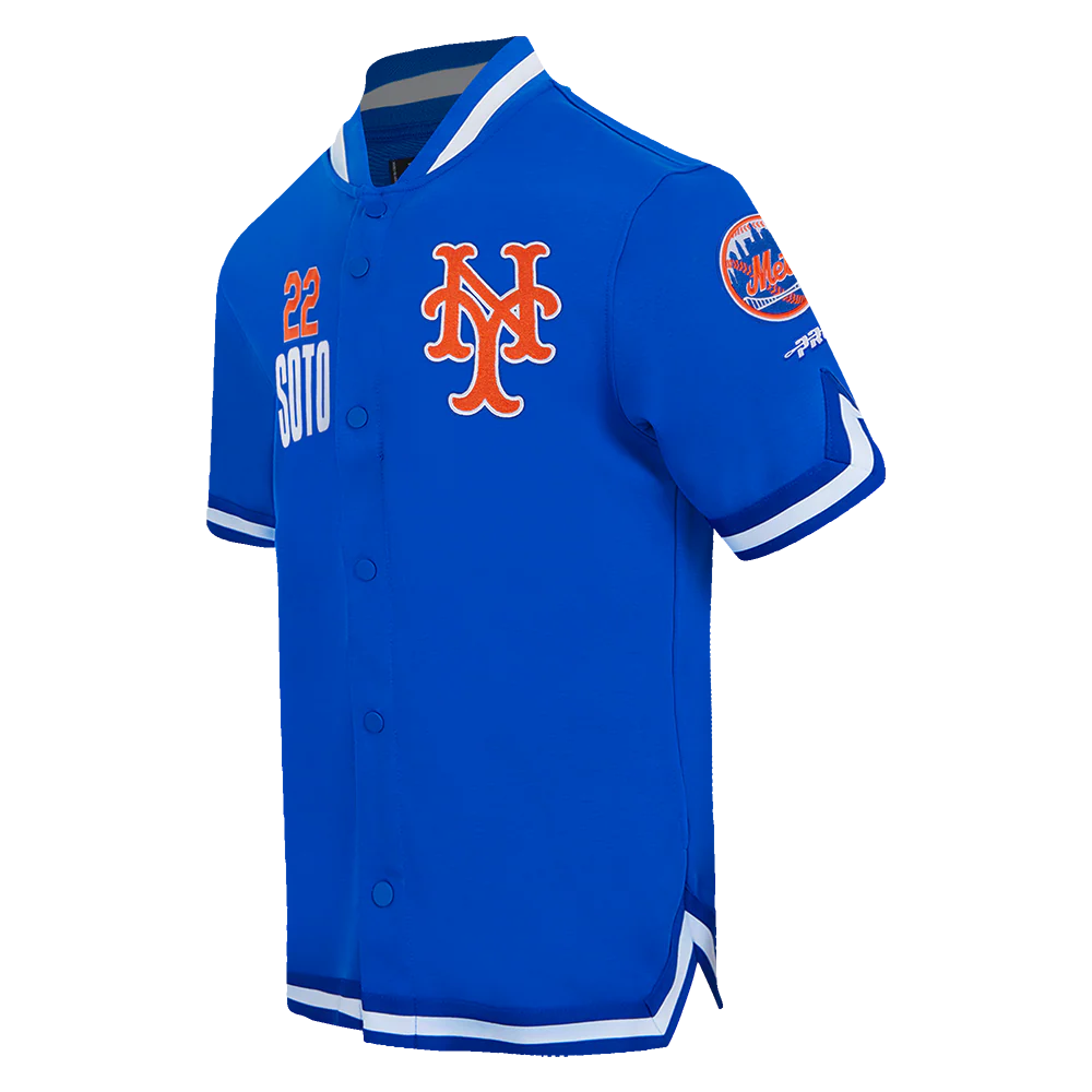 MLB NEW YORK METS JUAN SOTO #22 CLASSIC PLAYER NAME AND NUMBER MEN'S BUTTON DOWN SHIRT
