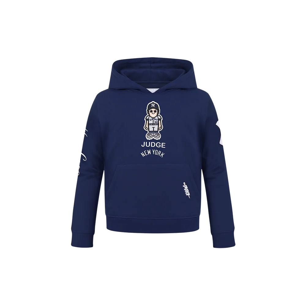 MLB NEW YORK YANKEES AARON JUDGE #99 AVATAR LITTLE BOYS FLEECE PULLOVER HOODIE