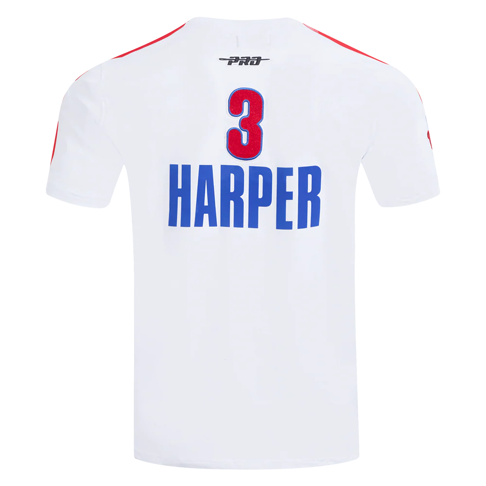 MLB PHILADELPHIA PHILLIES BRYCE HARPER #3 CLASSIC MEN'S SJ STRIPED TEE
