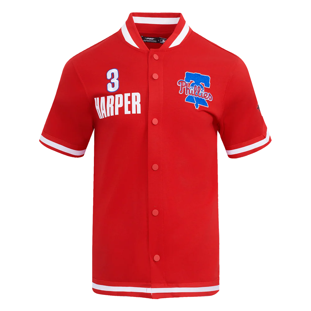 MLB PHILADELPHIA PHILLIES BRYCE HARPER #3 CLASSIC WARM UP JACKET