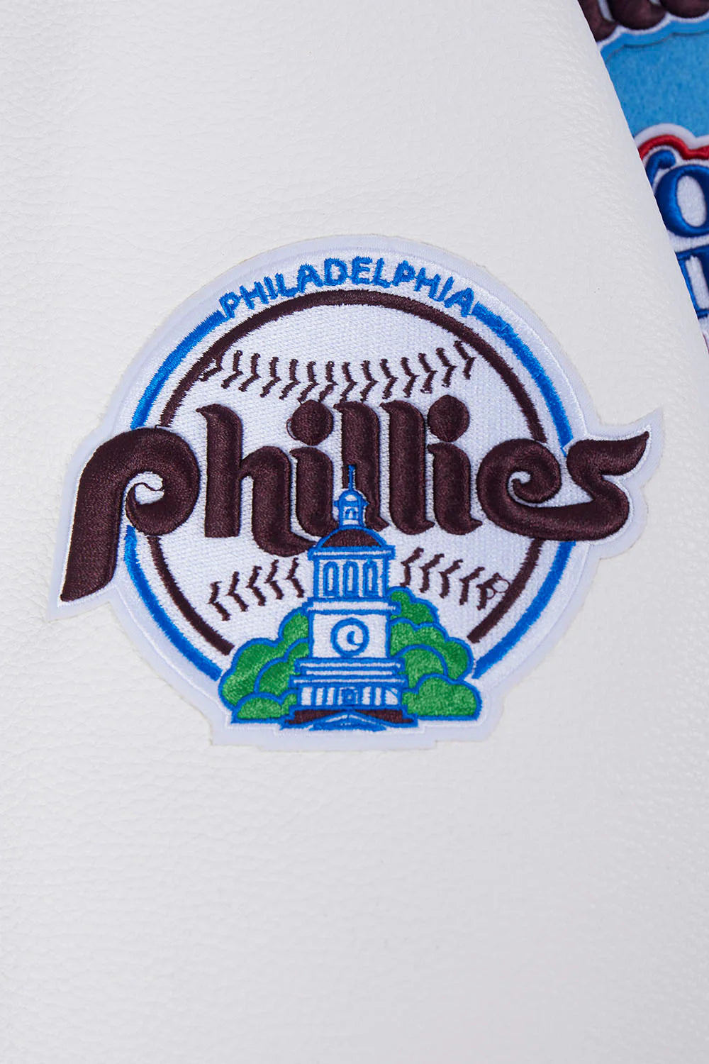 MLB PHILADELPHIA PHILLIES RETRO CLASSIC MEN'S RIB WOOL VARSITY JACKET