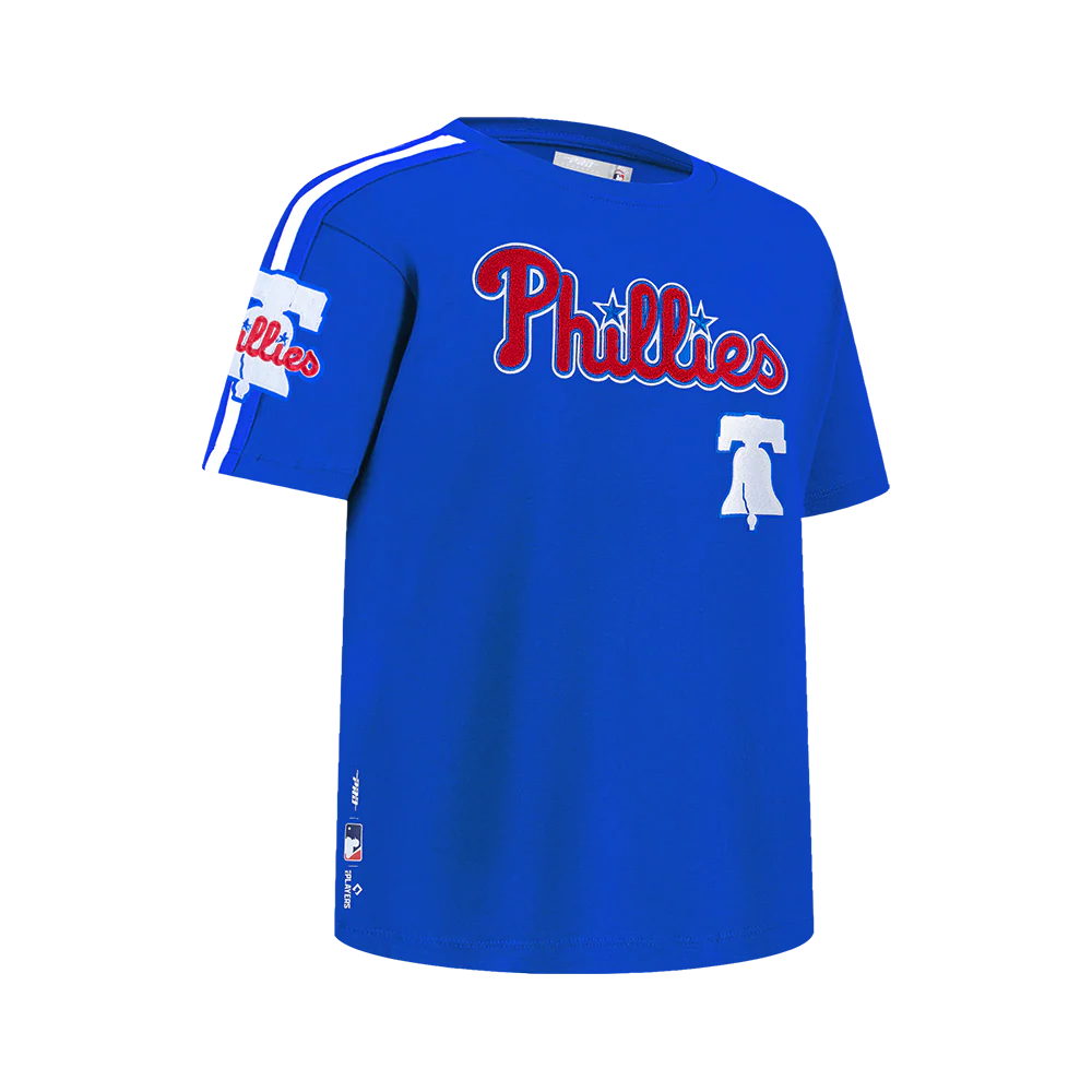 MLB PHILADELPHIA PHILLIES BRYCE HARPER #3 CLASSIC PLAYER NAME AND NUMBER BIG BOY'S TAPING TEE