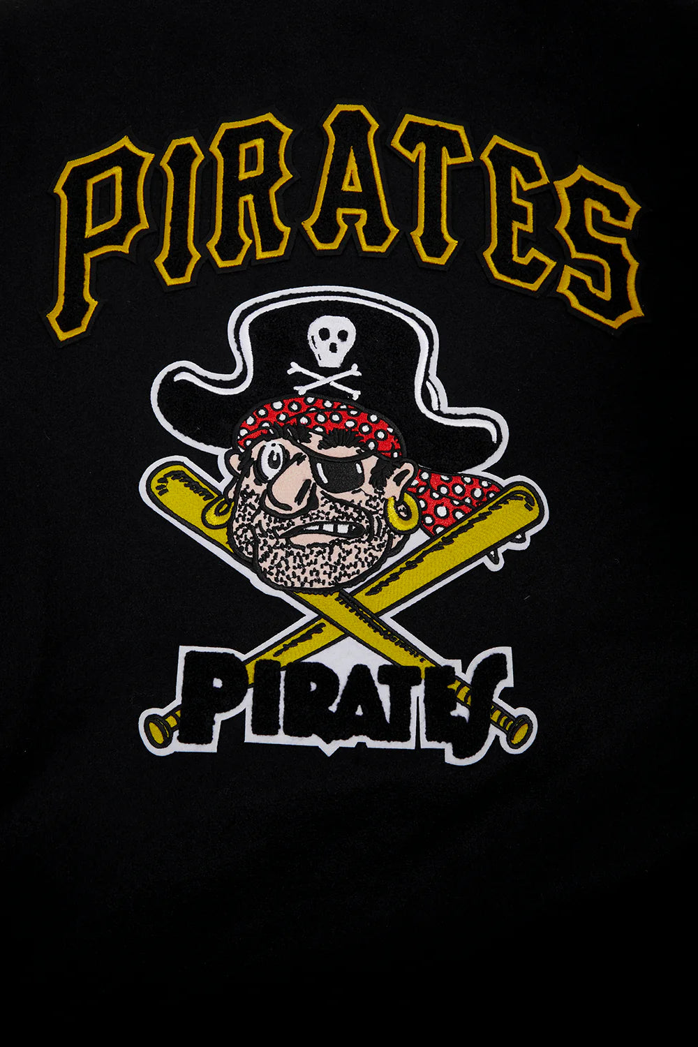 MLB PITTSBURGH PIRATES RETRO CLASSIC MEN'S RIB WOOL VARSITY JACKET