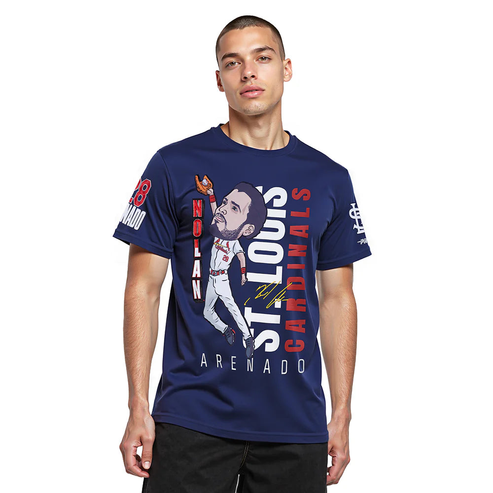 MLB ST. LOUIS CARDINALS NOLAN ARENADO #28 REMIX AVATAR SINGLE JERSEY MEN'S TOP