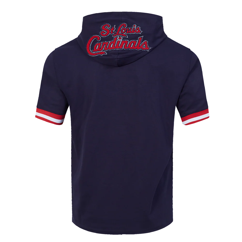 MLB ST. LOUIS CARDINALS NOLAN ARENADO #28 CLASSIC MEN'S SHORT SLEEVE PULLOVER HOODIE