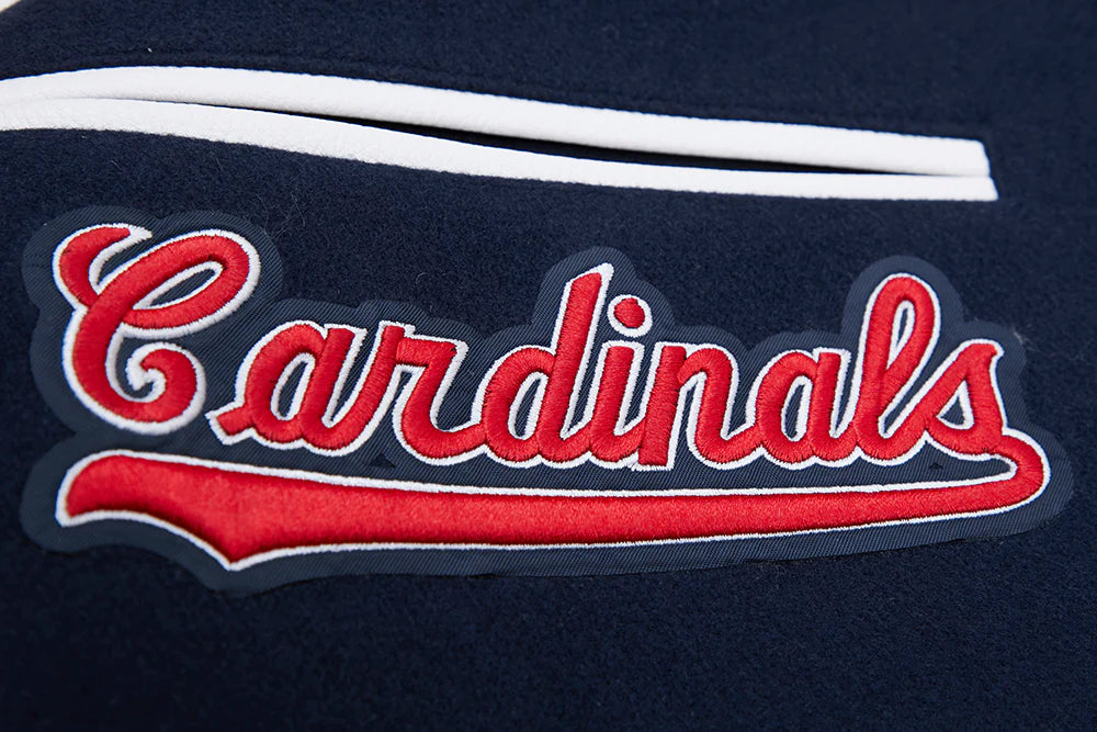 MLB ST. LOUIS CARDINALS RETRO MASHUP MEN'S RIB WOOL VARSITY JACKET