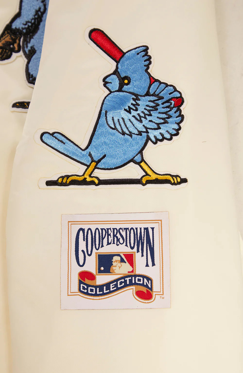 MLB ST. LOUIS CARDINALS RETRO CLASSIC MEN'S RIB SATIN JACKET