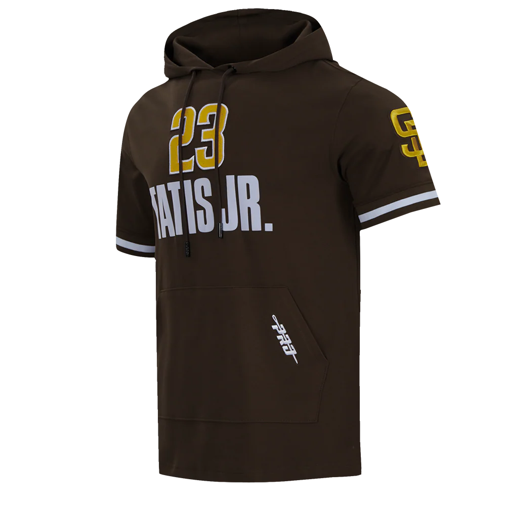 MLB SAN DIEGO PADRES FERNANDO TATIS JR. #23 CLASSIC MEN'S SHORT SLEEVE PULLOVER HOODIE