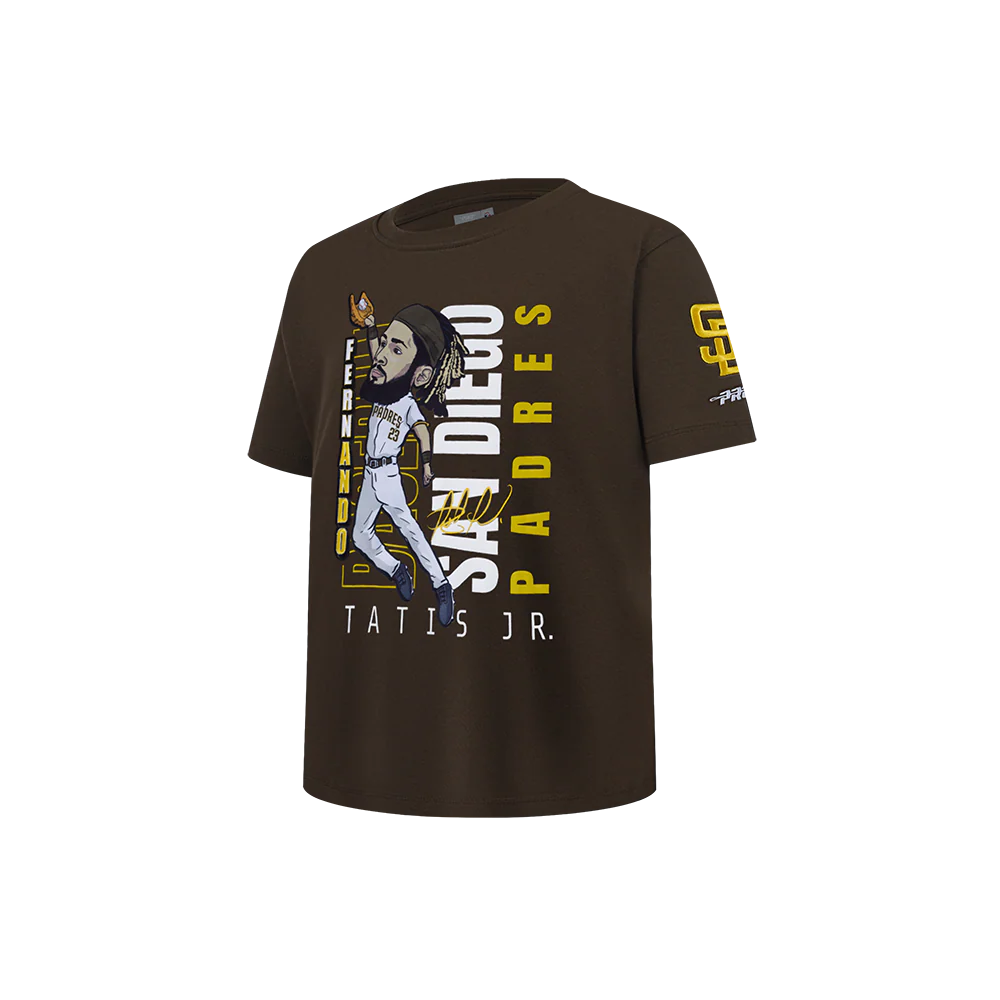 MLB SAN DIEGO PADRES FERNANDO TATIS JR. #23 REMIX AVATAR LITTLE BOYS SHORT SLEEVE TOP