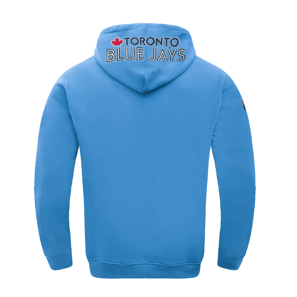 MLB TORONTO BLUE JAYS CLASSIC CHENILLE MEN'S DOUBLE KNIT PULLOVER HOODIE