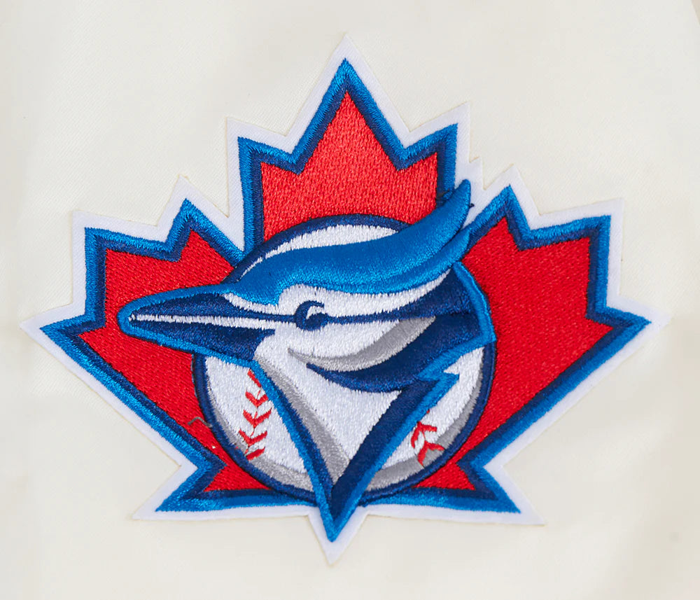 MLB TORONTO BLUE JAYS RETRO CLASSIC MEN'S RIB SATIN JACKET