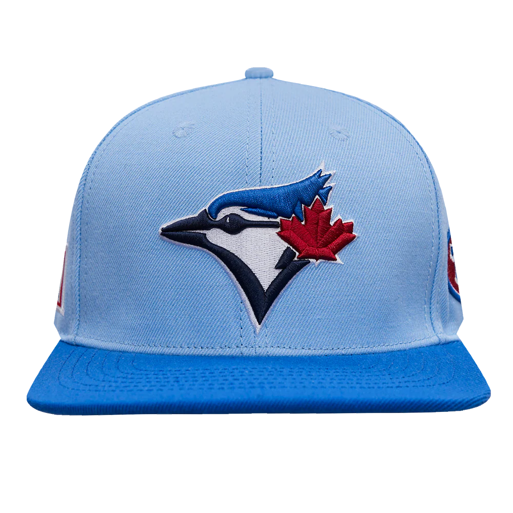 MLB TORONTO BLUE JAYS FAST LANE LOGO WOOL STRAPBACK HAT