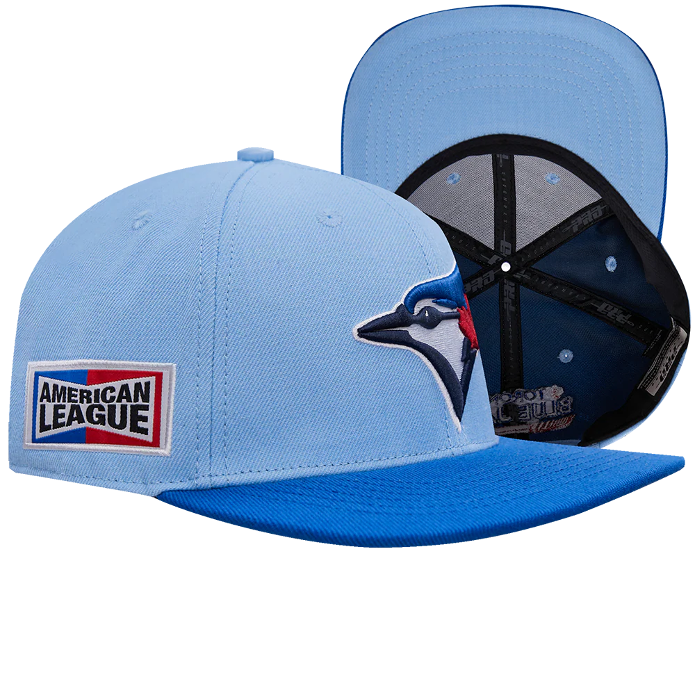 MLB TORONTO BLUE JAYS FAST LANE LOGO WOOL STRAPBACK HAT