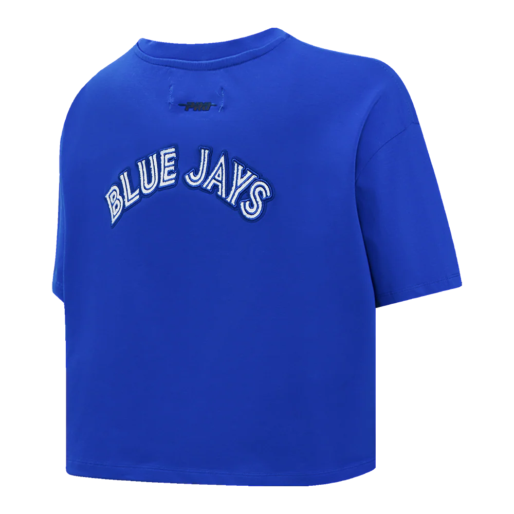 MLB TORONTO BLUE JAYS CLASSIC WOMEN'S SINGLE JERSEY BOXY TOP