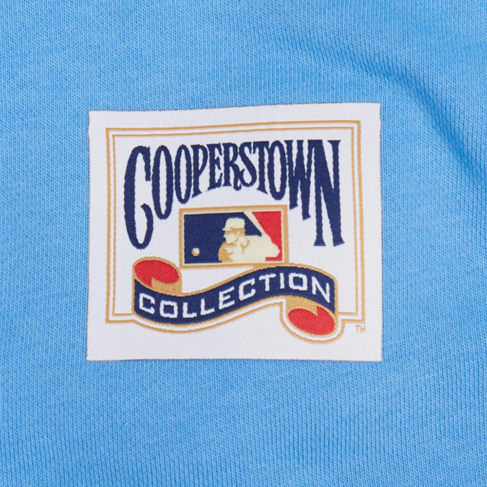 MLB TORONTO BLUE JAYS RETRO CLASSIC WOMEN'S RIB CROPPED PULLOVER HOODIE