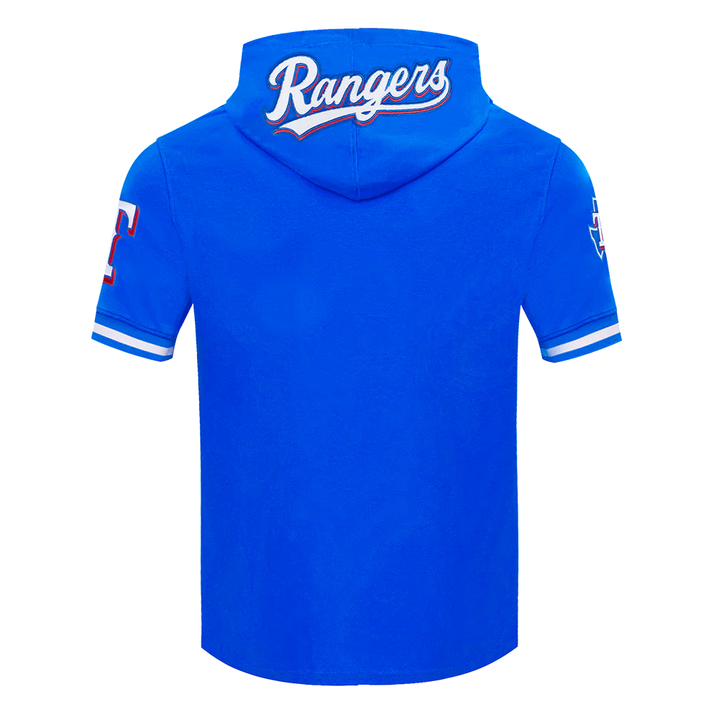 MLB TEXAS RANGERS COREY SEAGER #5 CLASSIC MEN'S SHORT SLEEVE PULLOVER HOODIE