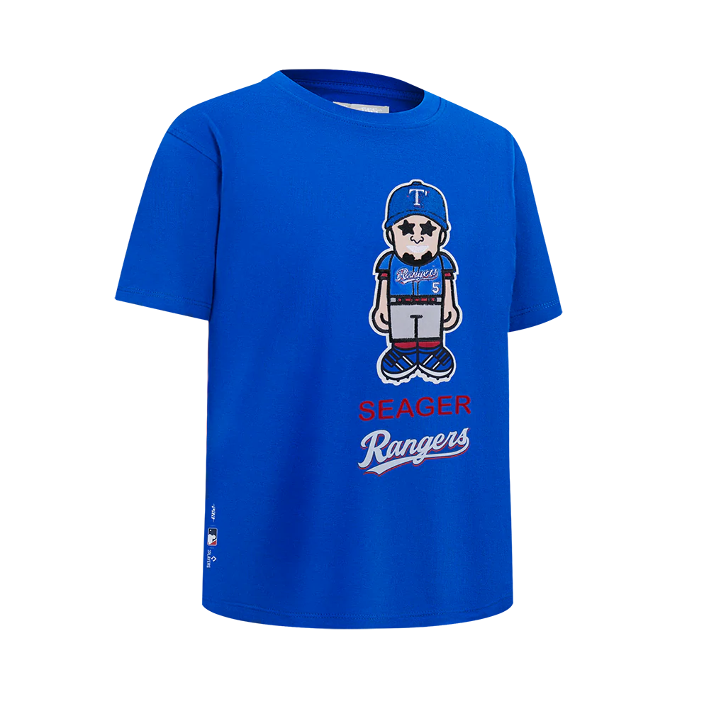 MLB TEXAS RANGERS COREY SEAGER #5 AVATAR BIG BOYS SHORT SLEEVE TOP