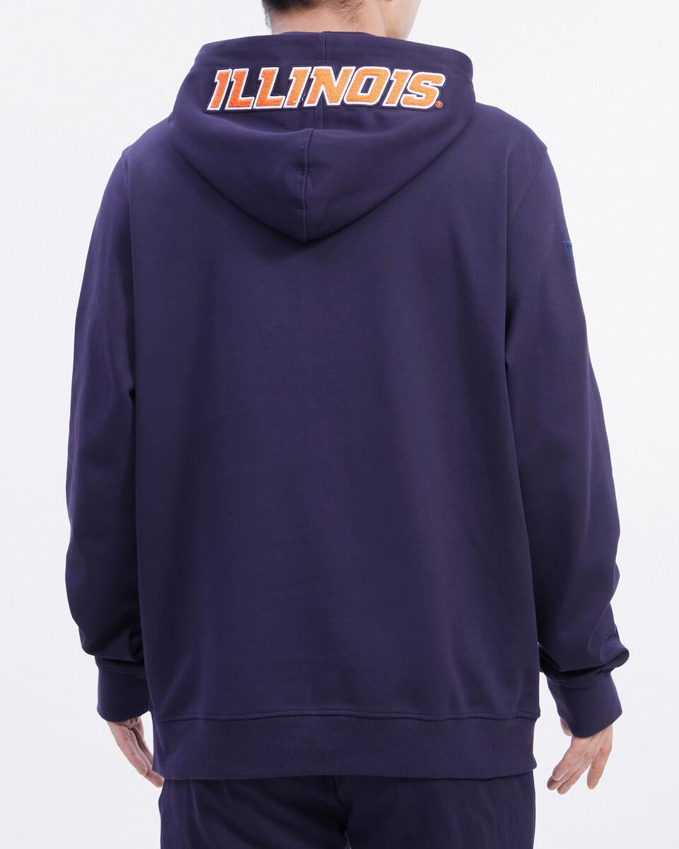 UNIVERSITY OF ILLINOIS URBANA-CHAMPAIGN CLASSIC DK FZ PO HOODIE