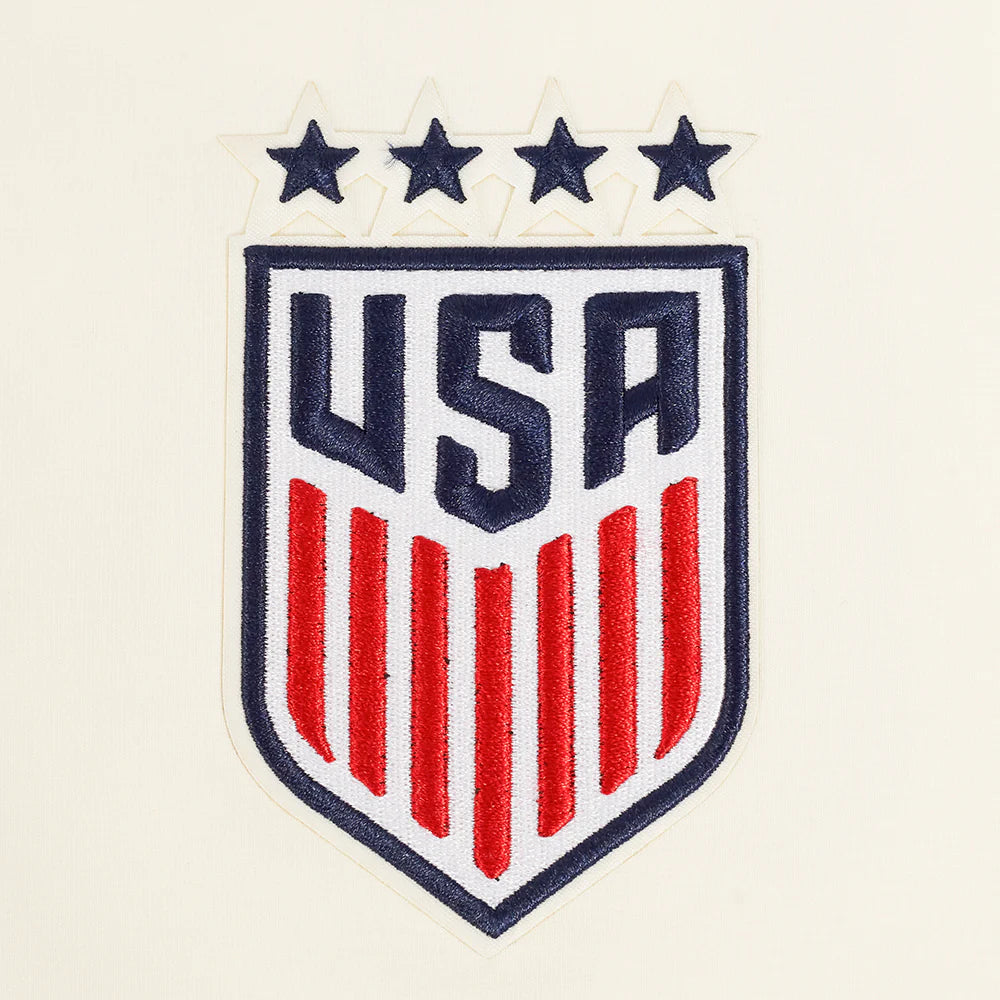 US SOCCER CLASSIC MEN'S 4 STAR SINGLE JERSEY STRIPED TEE