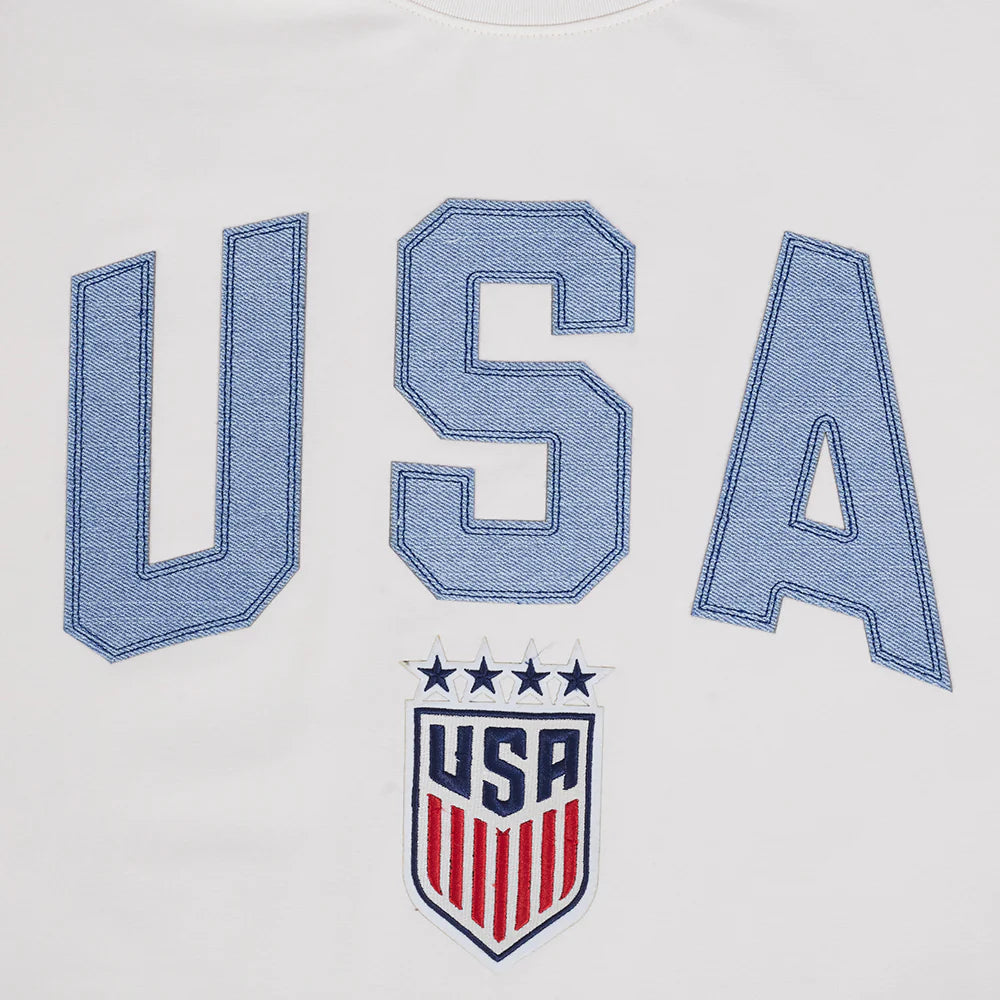 US SOCCER VARSITY BLUES MEN'S SINGLE JERSEY TEE