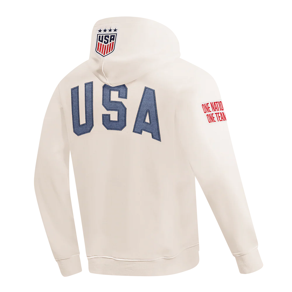 US SOCCER VARSITY BLUES MEN'S FLEECE PULLOVER HOODIE