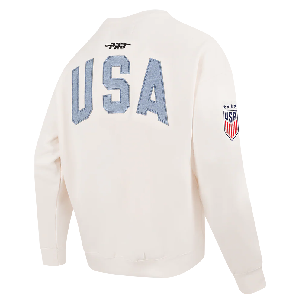 US SOCCER VARSITY BLUES MEN'S FLEECE CREWNECK