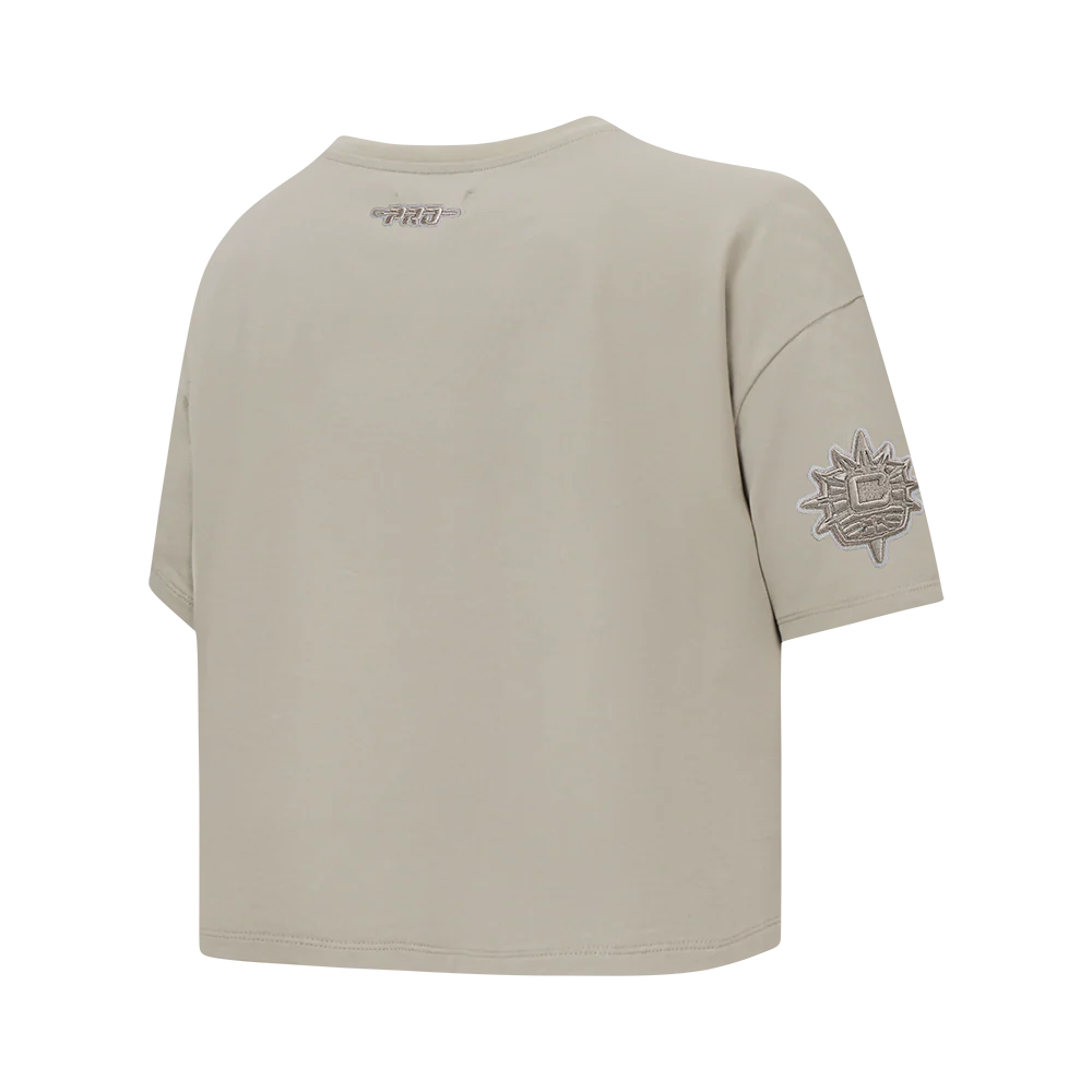 WNBA CONNECTICUT SUN NEUTRAL WOMEN'S SINGLE JERSEY BOXY TEE