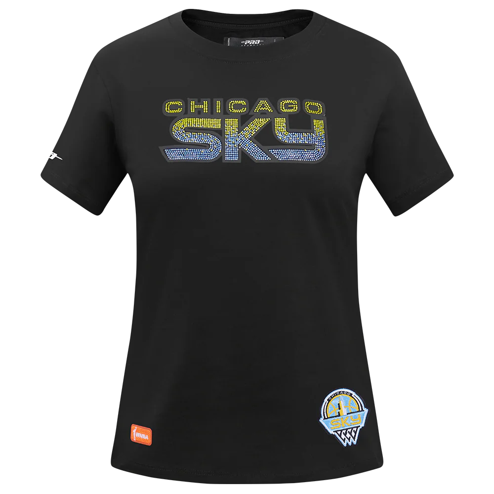 WNBA CHICAGO SKY JEWELS WOMEN'S SHORT SLEEVE SLIM FIT TEE