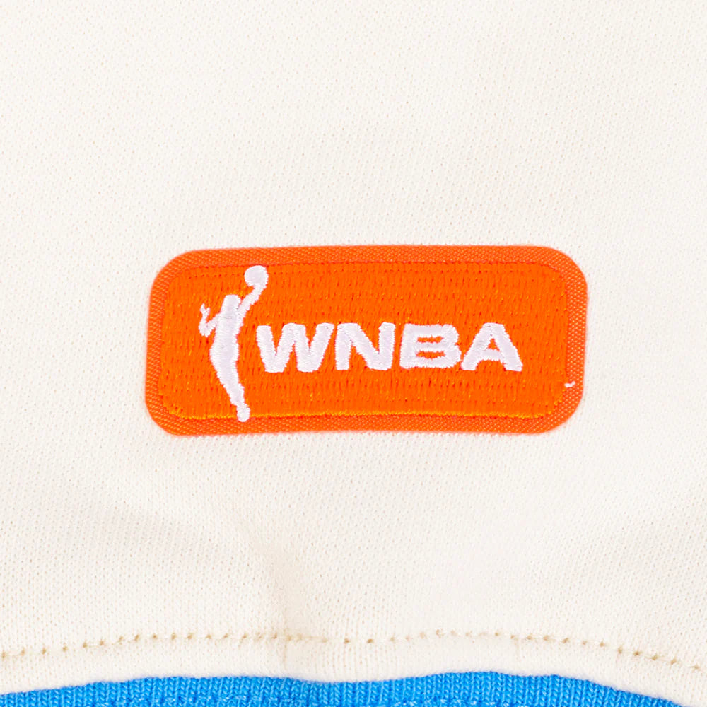 WNBA CHICAGO SKY RETRO CLASSICS WOMEN'S RIB FLEECE CROPPED PULLOVER HOODIE